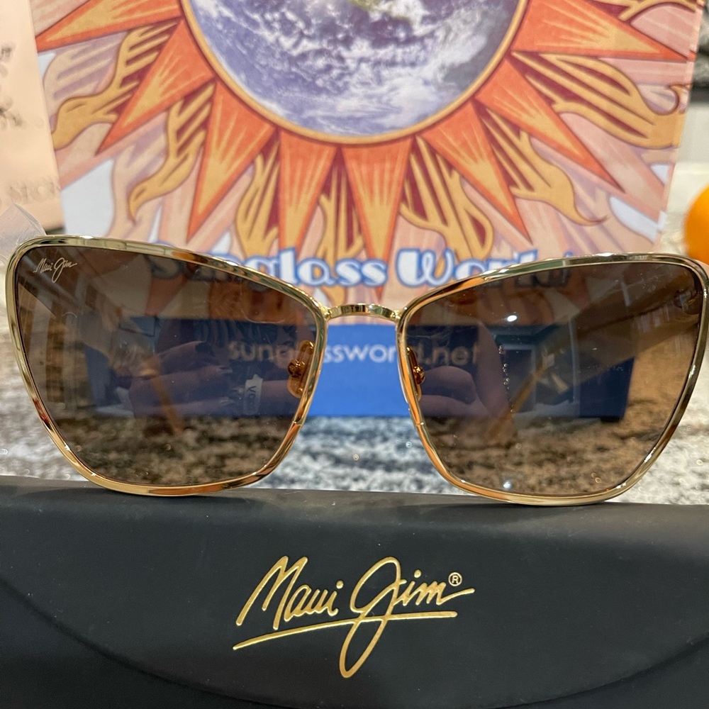 Maui Jim Polarized Cat Eye Sunglasses - PUAKENIKENI NIB